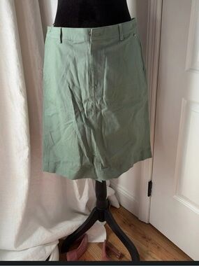 J. Crew Factory Sage Green Midi Skirt